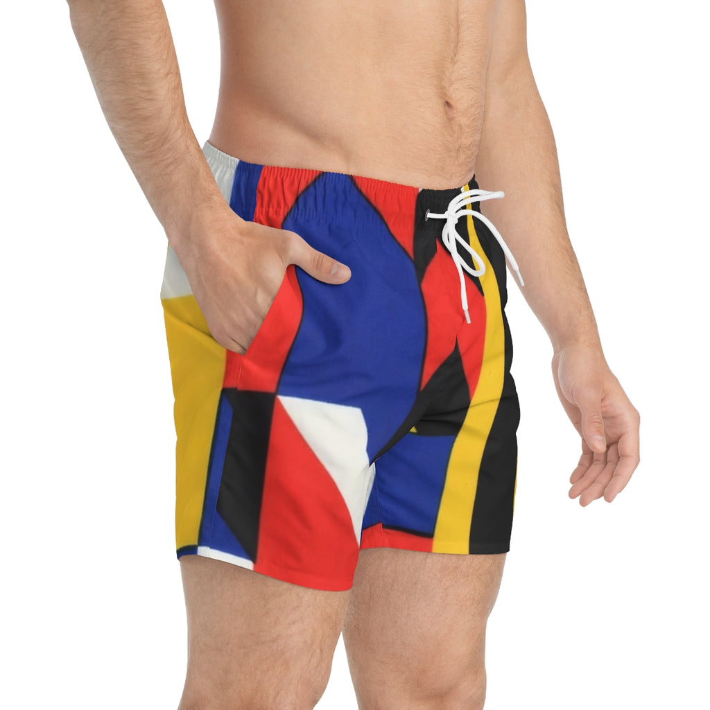 80's Retro Swim Trunks