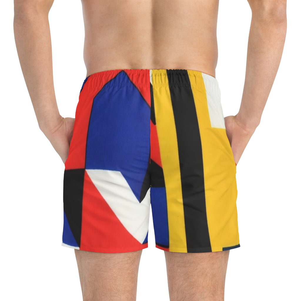 80's Retro Swim Trunks