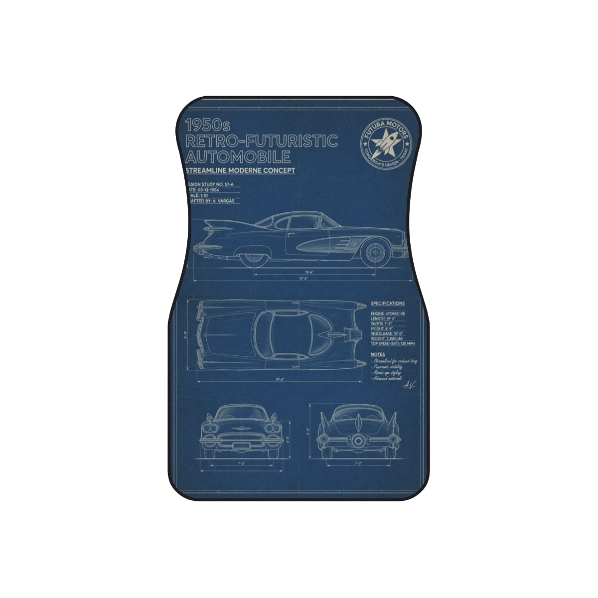 Retro-Future Car Mats
