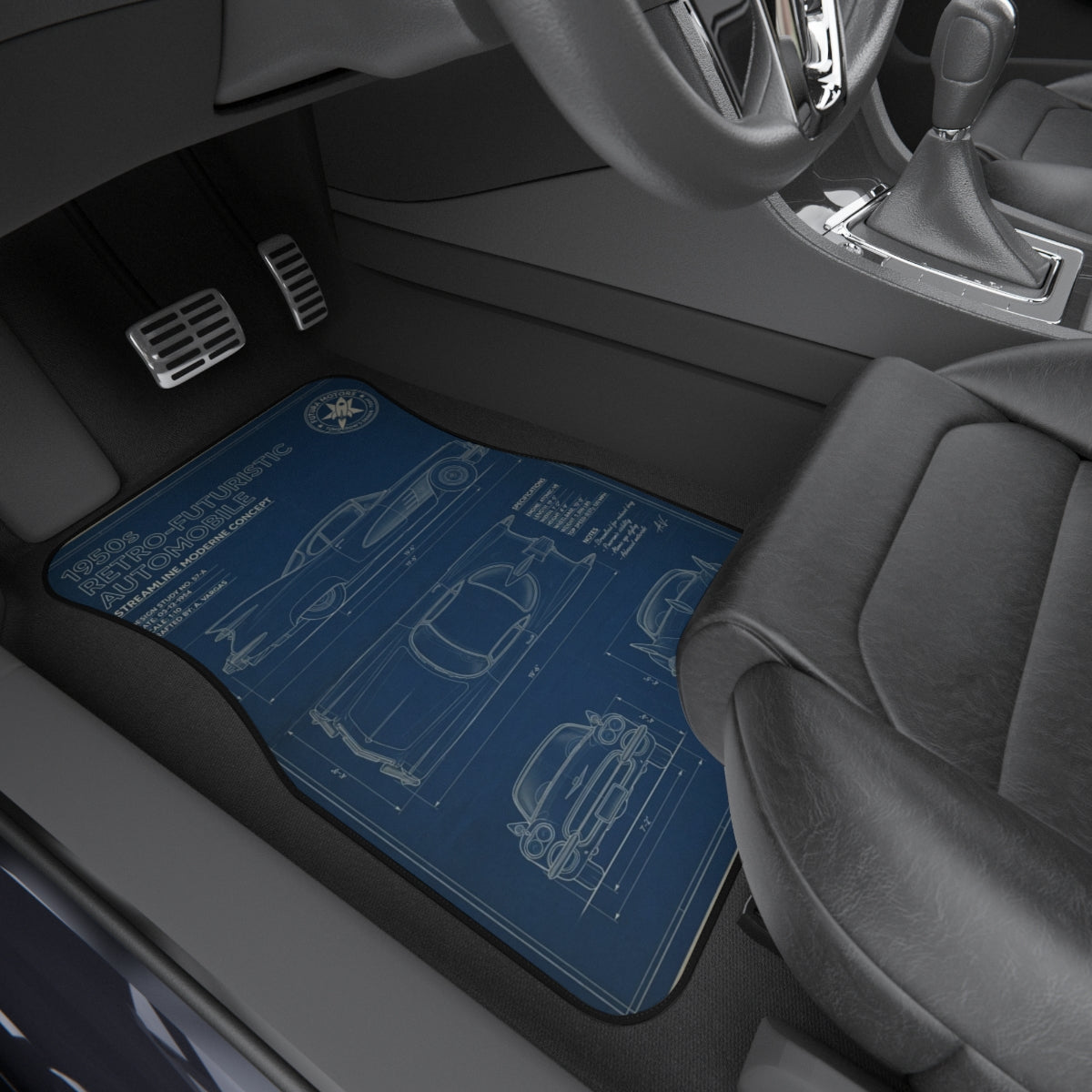 Retro-Future Car Mats