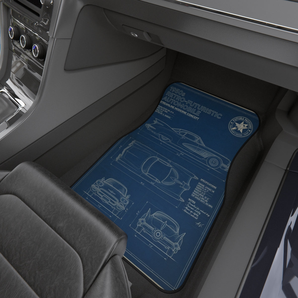 Retro-Future Car Mats